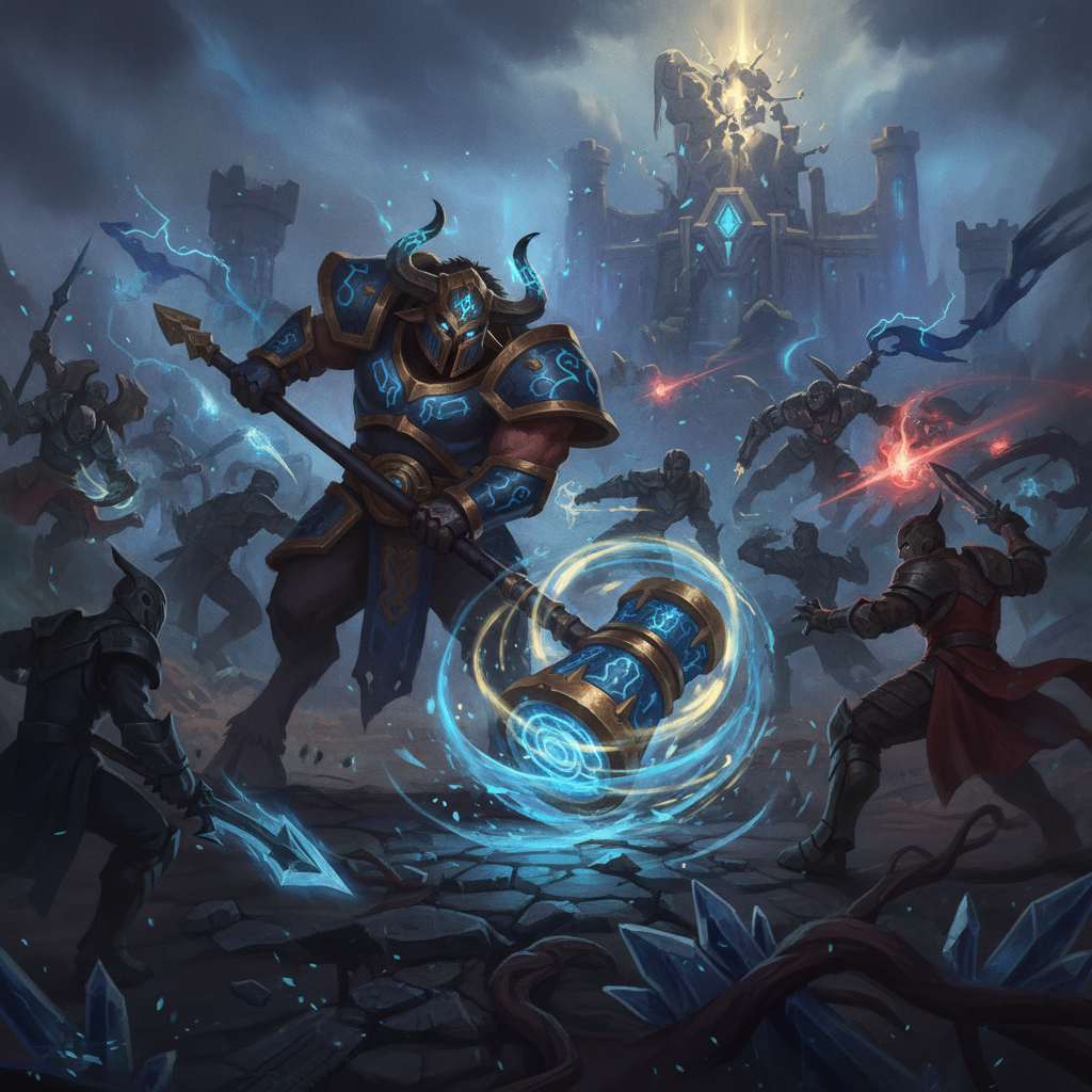 Teamfight decisivo em palco de Major de Dota 2, com Magnus liderando a virada