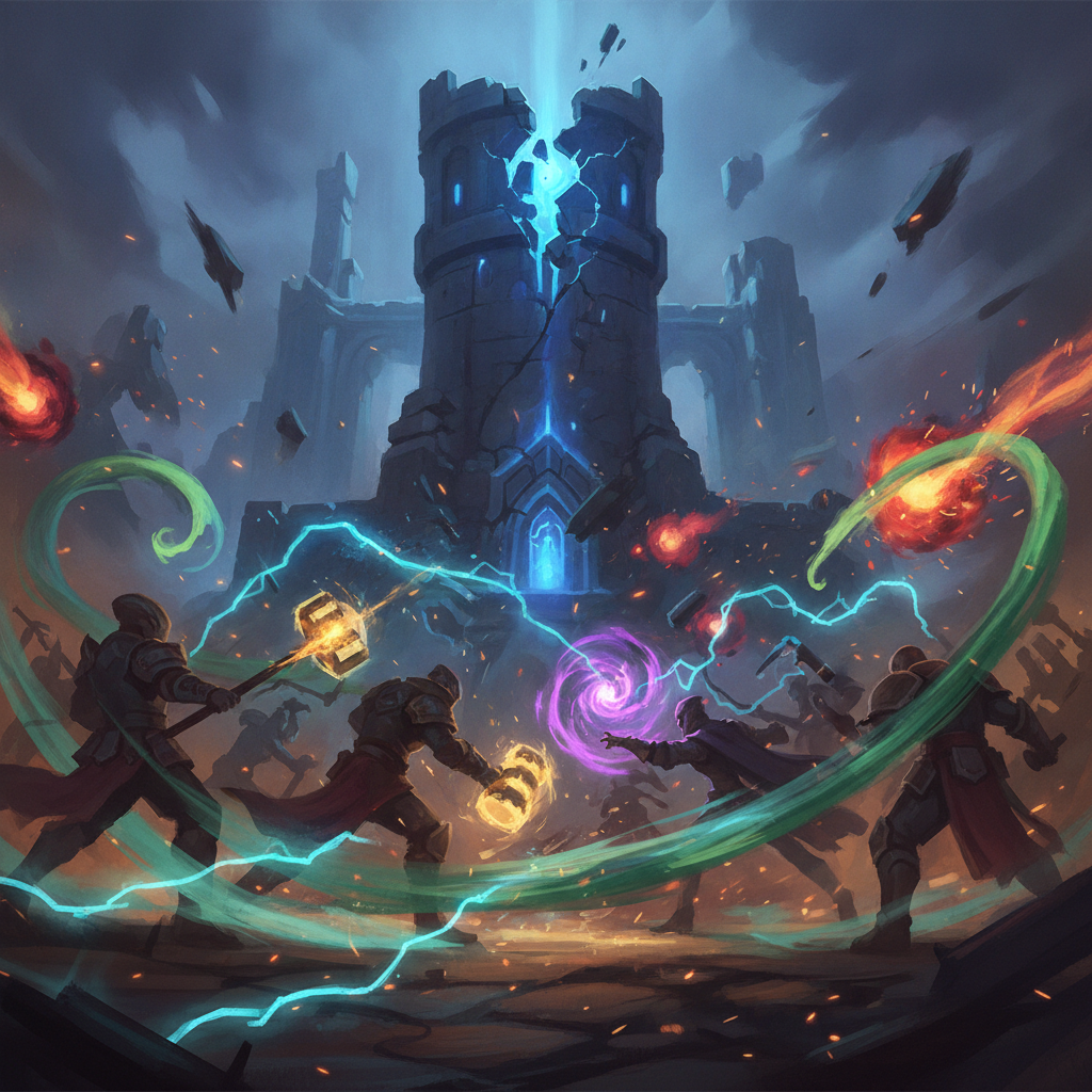 Cena de partida competitiva de Dota 2 durante confronto eliminatório de torneio internacional